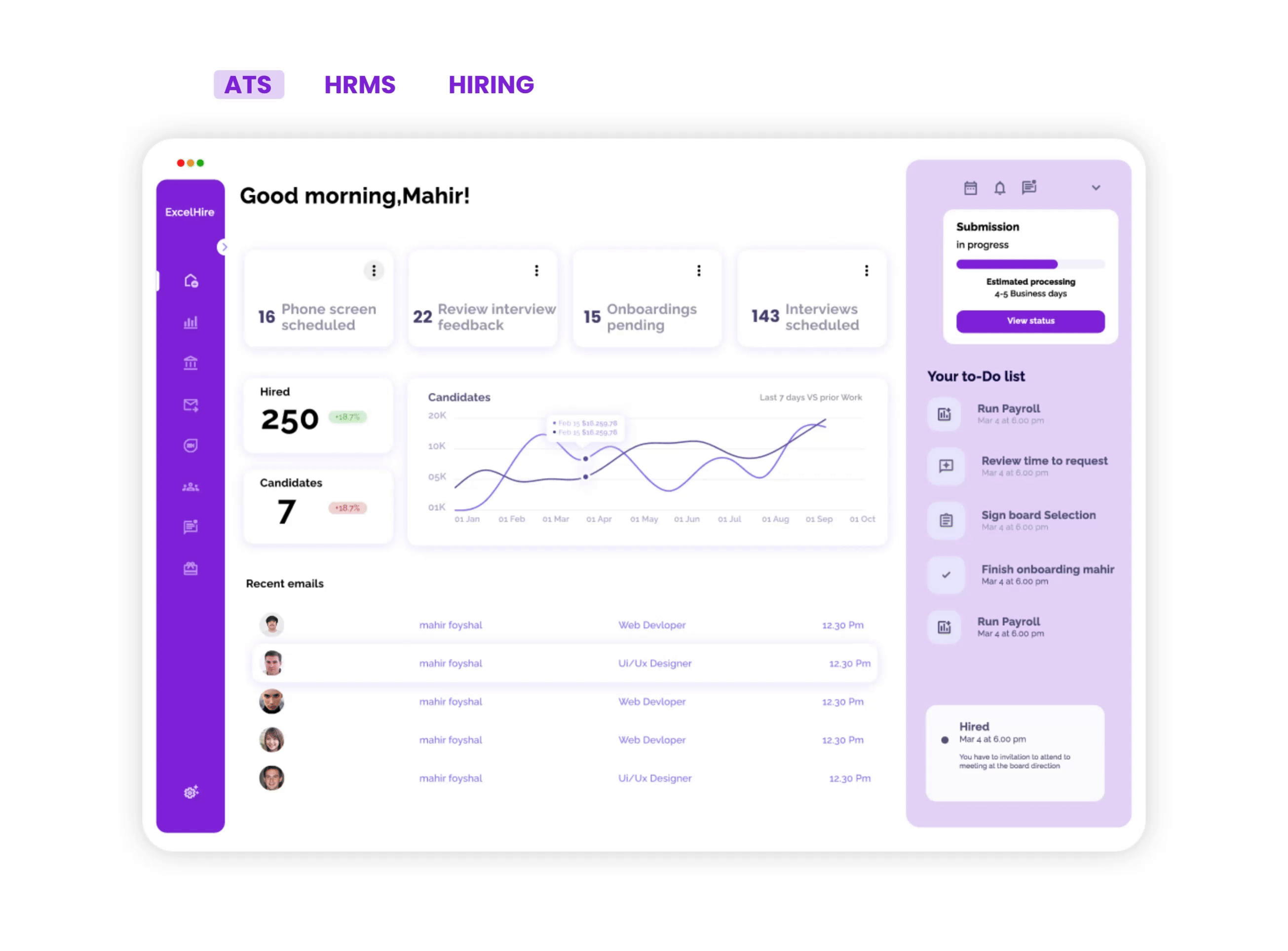 ExcelHire Animated Banner