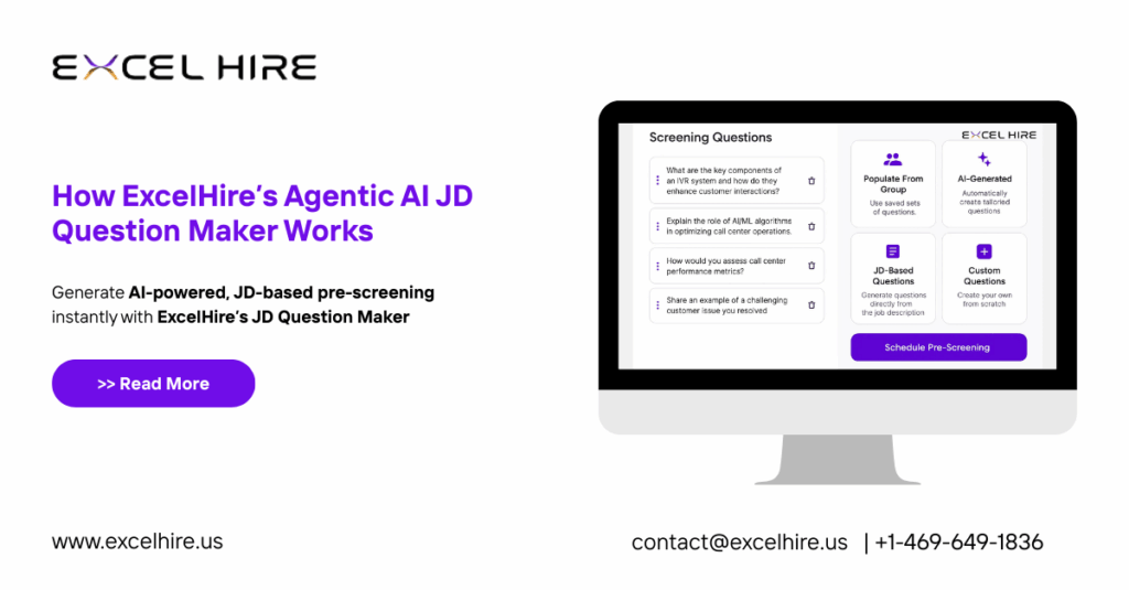 Smarter Pre-Screening with ExcelHire’s JD Question Maker