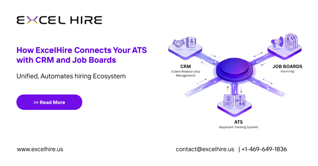 How ExcelHire Connects Your ATS with CRM and Job Boards