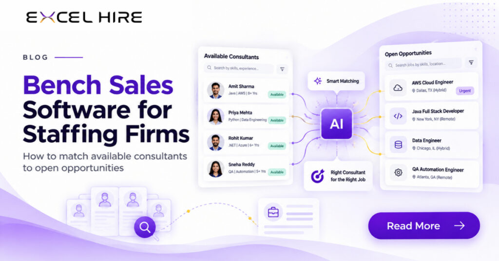 Benchsales software