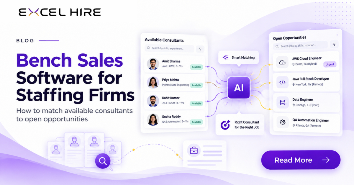 Benchsales software